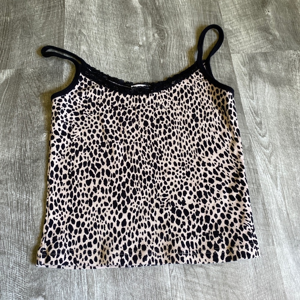 brandy melville cheetah tank